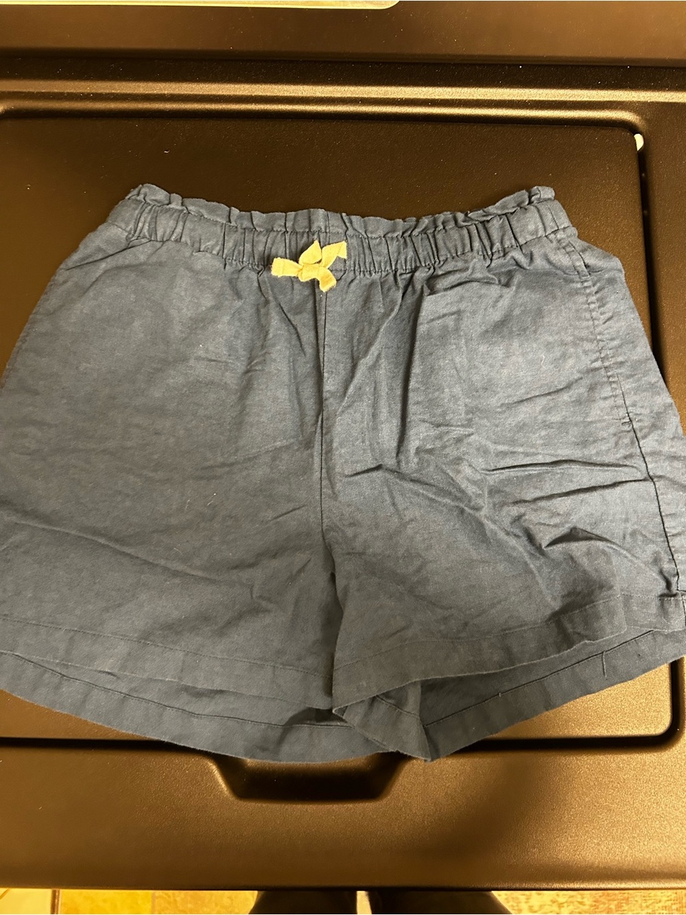 Tea Collection Navy Shorts (Linen/Cotton)